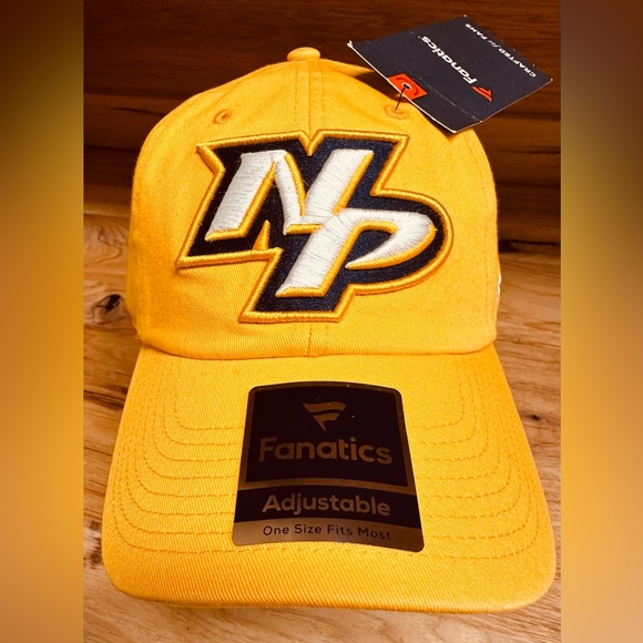 Fanatics Nashville Predators NHL Hockey Gold Adjustable Cap Hat NWT - Picture 2 of 8